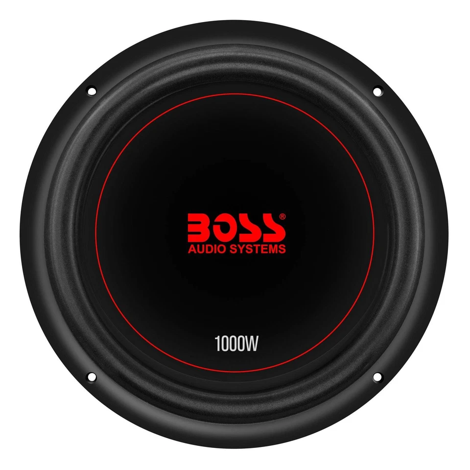 Boss Chaos Exxtreme 10 Inch 1000 Watt Dual Voice Coil 4 Ohm Car Audio Subwoofer - Image 2 of 4