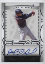 2022 Leaf Trinity Clear Silver Foil 33/99 Gabriel Arias #CA-BC1 Auto 1aj4