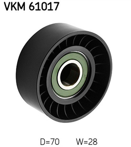 Fits SKF VKM 61017 Deflection/Guide Pulley, V-ribbed belt VKM 61017 Multi V-bel - Image 20