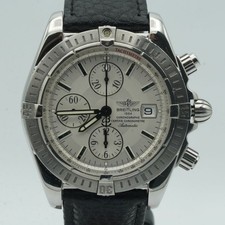 BREITLING CHRONOMAT EVOLUTION A13356 LÜNETTE WEISS TOP ZUSTAND BR550 2