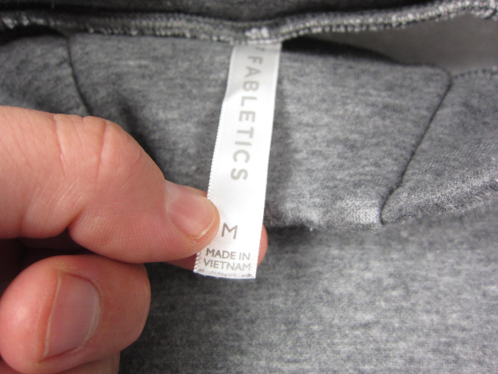 Fabletics Sweatshirt Womens Medium Gray Mock Neck… - image 7