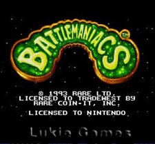 Battletoads In Battlemaniacs - SNES Super Nintendo Game