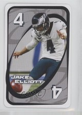 2024 UNO Fandom NFL Philadelphia Eagles Silver Jake Elliott #4 0c4