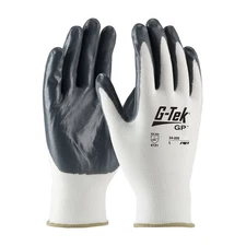 Protective Industrial Products G-Tek Gp White 13G Nylon Shell Gray Nitrile