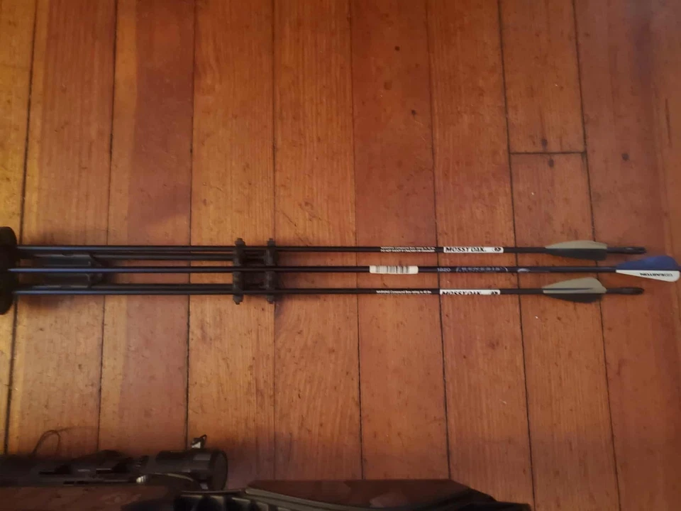 Conjunto de arco composto rifleb com aljava e flechas Bernett Wildcat besta - Imagem 4 de 4