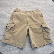 Vintage Abercrombie Cargo Shorts Mens 32 Baggy Heavy Drawstring Buttons Y2K