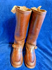 GOKEY BULL HIDE SNAKE PROOF RIDING BOOTS SIZE MENS SIZE 10E MAKE OFFER