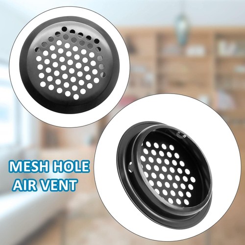 20 Pezzi Prese d'Aria da 2 Pollici (53mm), Ventilazione Circolare Intraffitto in Acciaio Inox, Rete Tonda - Foto 2 di 12