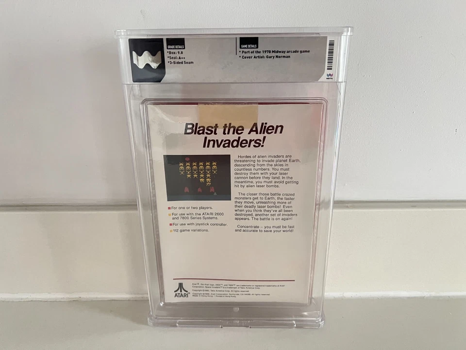 Space Invaders (Atari 2600) WATA 9.8 A++ Graded New Sealed CGC VGA Red Box! - Image 2 of 4