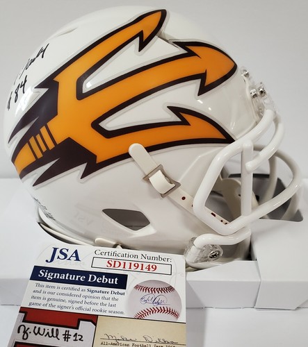 FRANK DARBY AUTOGRAPHED SIGNED ARIZONA STATE SUN DEVILS MINI HELMET JSA COA - Picture 1 of 4