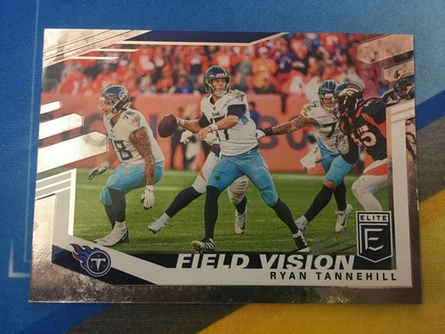 2020 Panini Elite Football RYAN TANNEHILL Tennessee Titans Field Vision #163/349