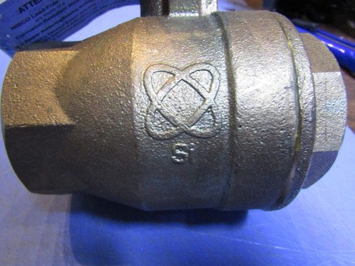 1 NIBCO NL95XHD T-585-66-LF, 2" Threaded Full Port Bronze Ball Valve 600 CWP NEW - Picture 10 of 13