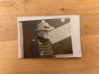 1960s Funny photo Man with a hat Soviet people Vintage photo