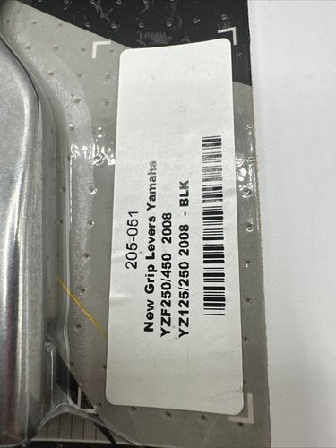 Yamaha Mx Yzf 250 /125 / 450 2008 Levers 205-051 OEM Grip Lever Set, Silver - Picture 4 of 9
