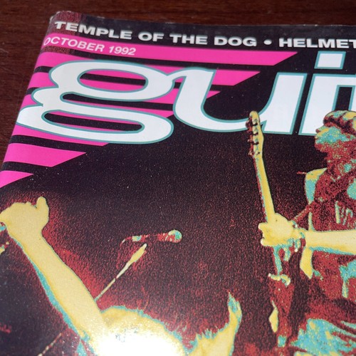 1992 OCTOBER GUITAR FOR THE PRACTICING MUSICIAN MAGAZINE - PEARL JAM - E 7167 - Imagen 2 de 6