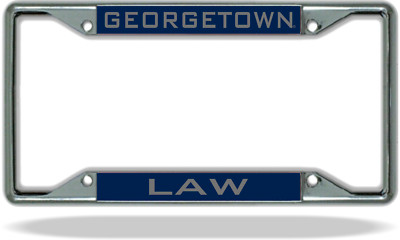 Georgetown LAW License Plate Frame