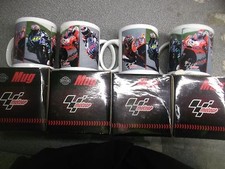 NEW OFFICIAL GENUINE MOTOGP MUGS MOTO GP SET OF FOUR GREAT GIFT