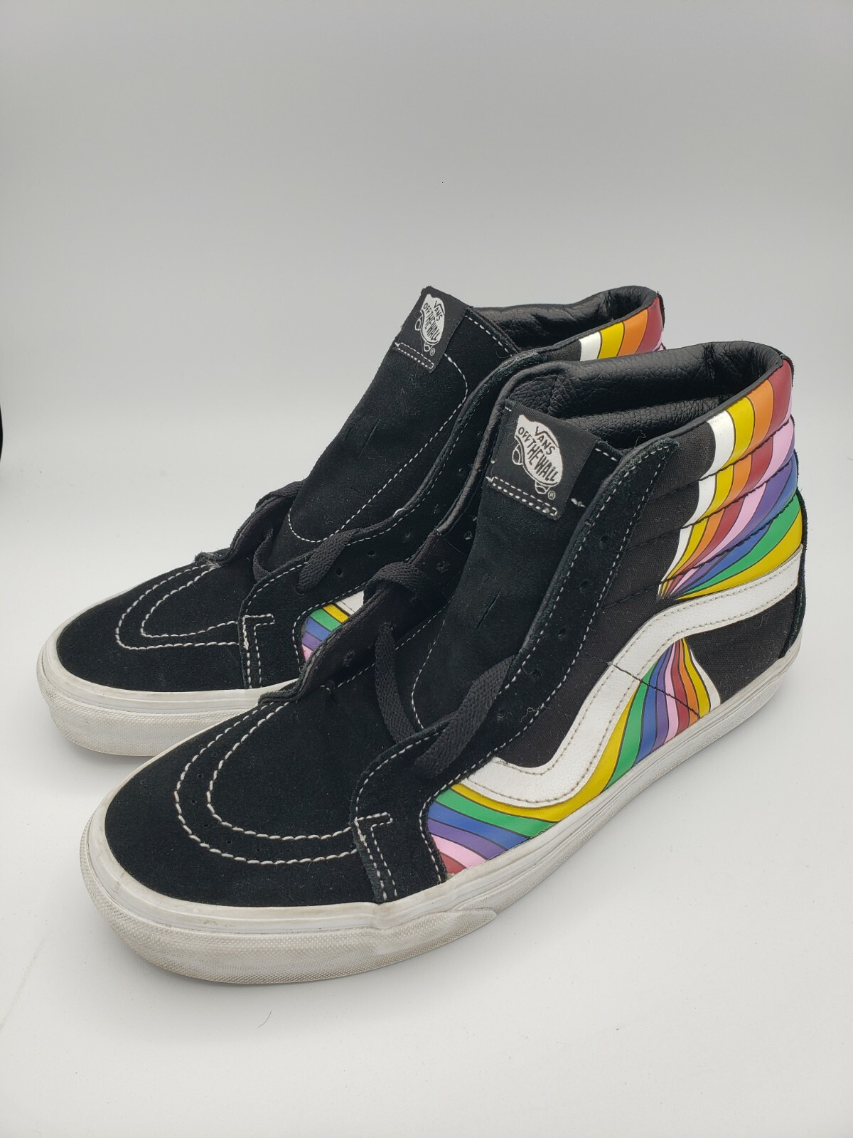 vans sk8 hi men rainbow vans