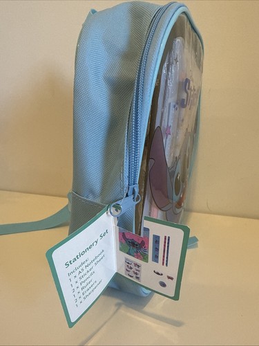 Lilo & Stitch Stationery Set & 22cm Bag Includes Notebook Stickers Pencils Ruler - Foto 2 di 8