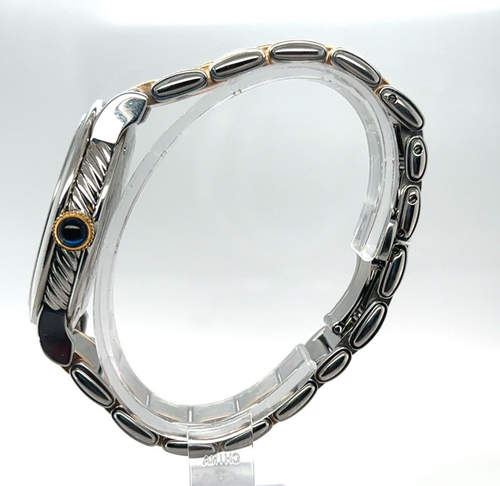 David Yurman Classic Quartz Stainless & 18k Rose Gold Diamond MOP Watch - 38mm - Picture 4 of 18