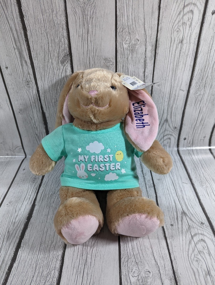 Build a Bear Pawlette Bunny Rabbit Plush Floppy My First Easter Elizabeth