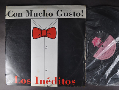 LOS INEDITOS Con Mucho Gusto LATIN LP ZEIDA COLOMBIA IMP SALSA