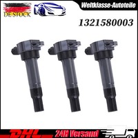 3 STK ZÜNdspule ZÜNdmodul FÜR Smart Fortwo 451 1.0 61-120 PS M132 1321580003 NEU