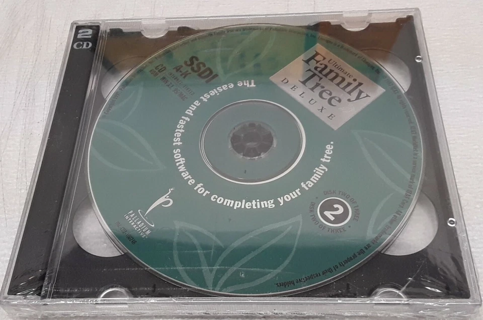 Palladin Interactive ULTIMATE FAMILY TREE Deluxe Version for WIN 3.1/95 Complete - Image 3 of 4