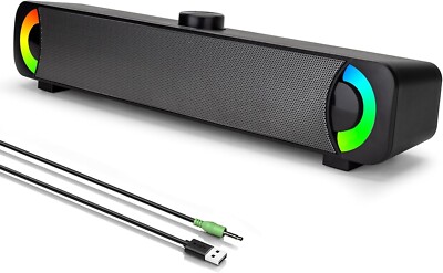 PC Lautsprecher 3D Surround Stereo Sound Computer Boxen Desktop Gaming HPYLIF·H