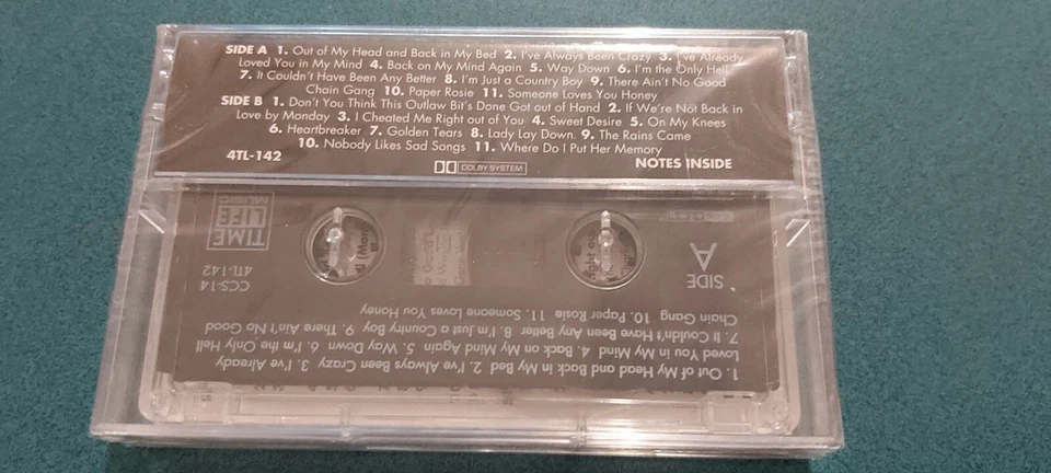 new! SEALED 1993 TIME LIFE TAPE CONTEMPORARY COUNTRY LATE 70'S HOT HITS CCS-14 — 第 2/3 张图片