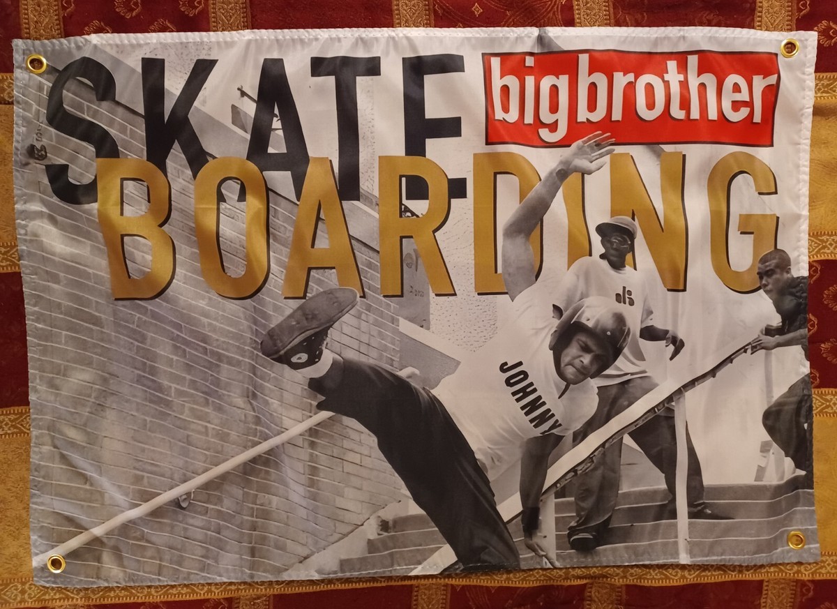 Big Brother Magazine Banner Poster Johnny Knoxville Jackass Bam