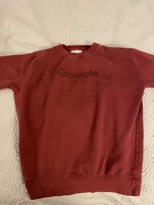 Authentic Genuine Google Sweatshirt Size XS Extra Small Fast Ship fm CA