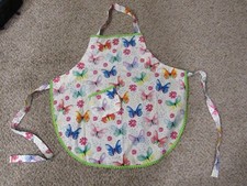 Child's Girl Apron Butterflies