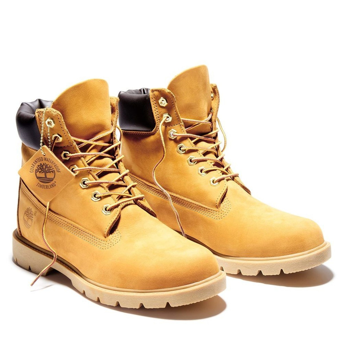 Brand new Timberlands Wheat Nubuck 6in Waterproof Boot never worn $190!! text me Men main image 2