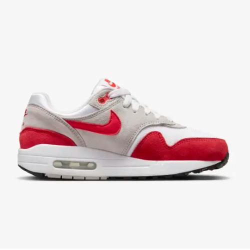 GS1696：めいめい Nike Air Max 1 GS Shoes 'Challenge Red' (555766-146