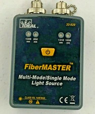 Ideal 33-929 FiberMaster Fiber Optic Quad SM MM Fiber Optic Light Source
