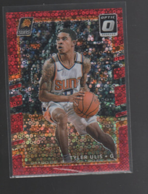 TYLER ULIS 2017-18 DONRUSS OPTIC FAST BREAK RED DISCO BALL PRIZM #119 /85