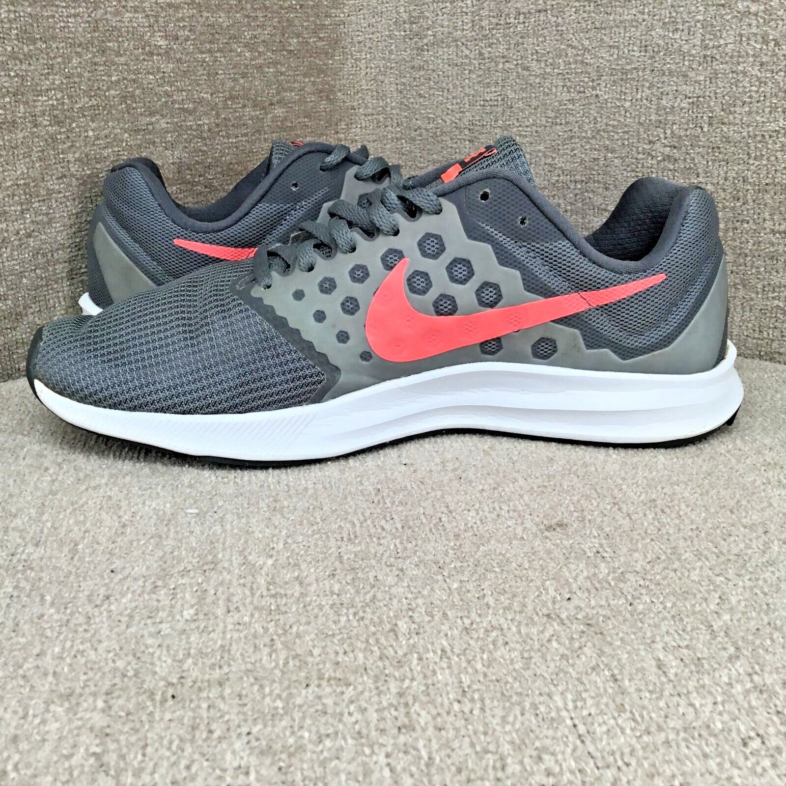 Nike Downshifter Shoes Womens 10 Lava Gray Pink Running 881585-001