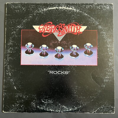 Aerosmith~Rocks~With Printed Inner Sleeve~Steven Tyler~FAST SHIP