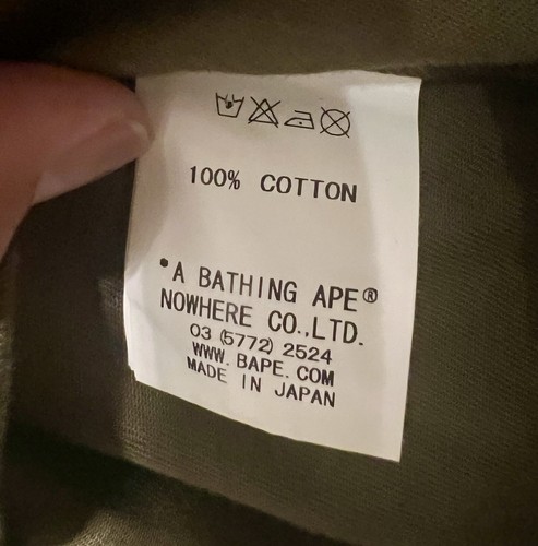 Camisa de trabajo con parche de mono de baño verde oliva talla XL USADA EN EXCELENTE ESTADO - Imagen 10 de 12