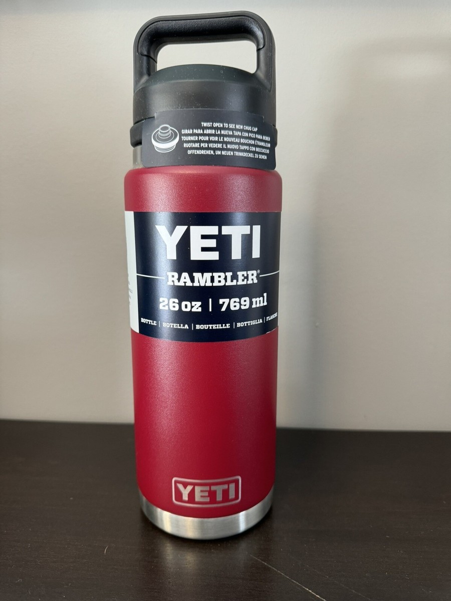 YETI Rambler Bottle 26 oz レッド YETI Rambler 26 oz Bottle Chug - Majer Hockey | Toronto's