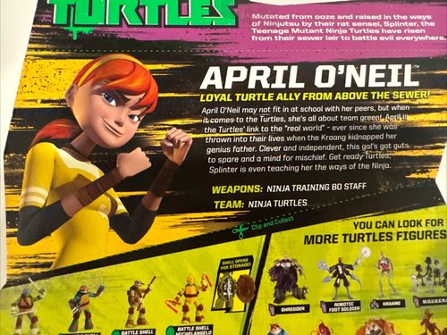 April O'Neil 2014 Teenage Mutant Ninja Turtles TMNT Playmates Action Figure New - 第 14/14 張圖片