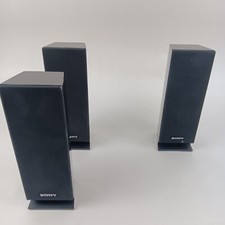 Lot Of 3 Sony Surround Sound Wired Speaker Model SS-TSB101 - Black