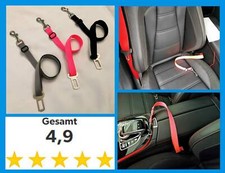 Anschnallgurt Hundeleine für Auto XL Einstellbar Sicherheitsgurt Hunde transport