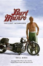  Burt Munro: The Lost Interviews Book~World's Fastest Indian Motorcycle~NEW