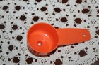 Vintage Tupperware Orange Mini funnel 877-1  Gadget Party Give-Away  — photo 1