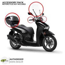 Honda SH350i 2021-2024 City Pack Top Box Screen Heated Grips etc Black Genuine
