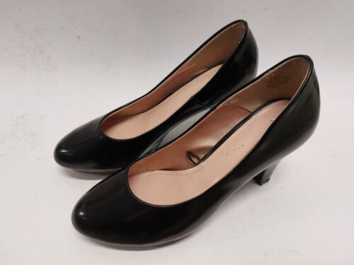 Zapatos de salón mujer H&M T.38 cuero negro, tacón alto ELEGANT PARTY - Imagen 3 de 7