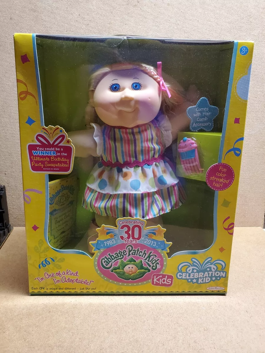 2013 Cabbage Patch Kids 30th Anniversary Celebration Doll. NIB
