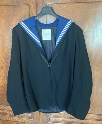 Vintage Royal Navy Uniform Seaman Jumper Jacket Engineering